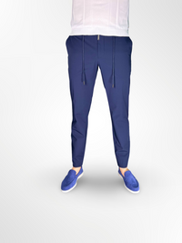 LUXURY NAVY BLUE TROUSERS