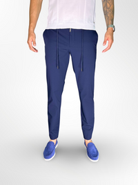 LUXURY NAVY BLUE TROUSERS