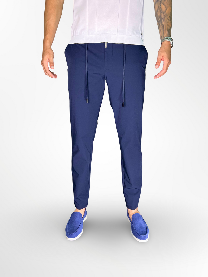 LUXURY NAVY BLUE TROUSERS