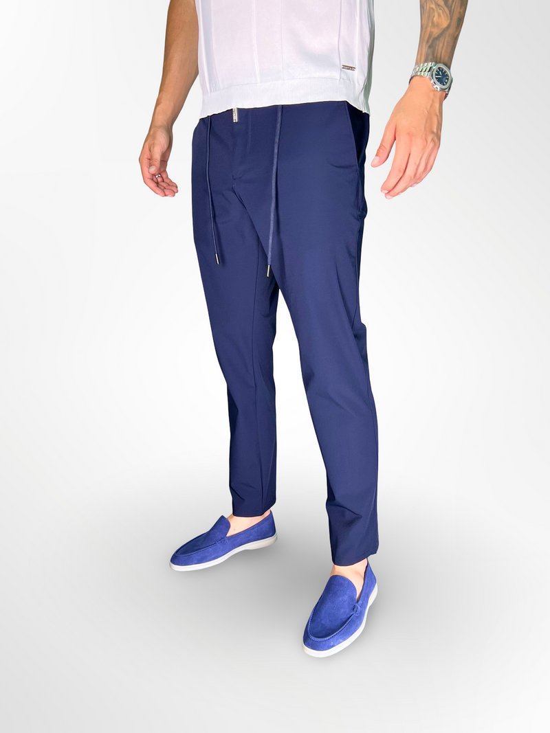 LUXURY NAVY BLUE TROUSERS