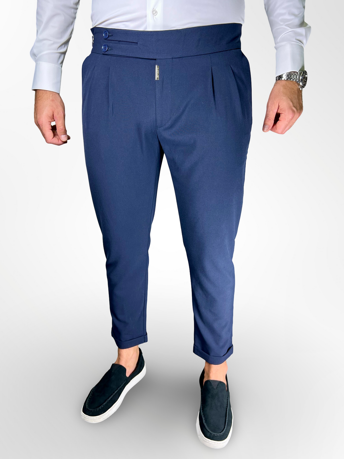 PARIS NAVY BLUE TROUSERS