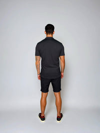 KOSZULA Z KRÓTKIM RĘKAWEM COMO CZARNA