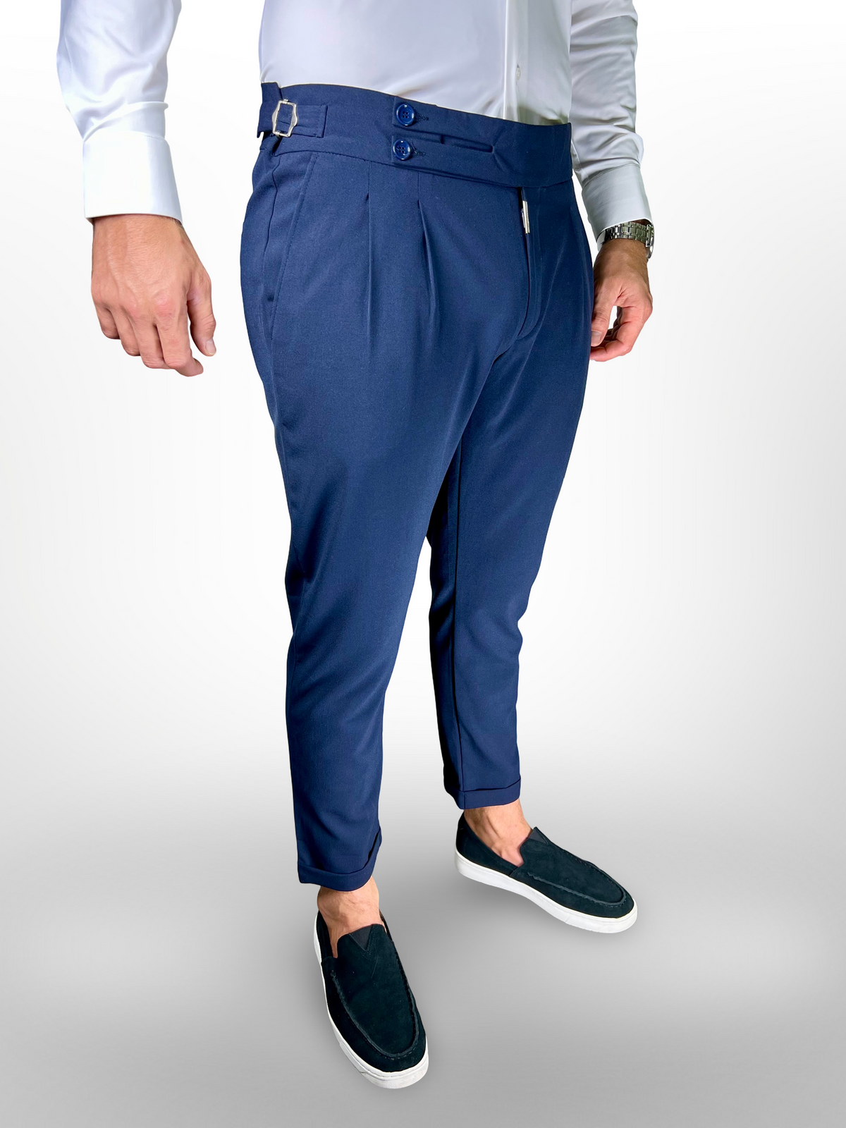 PARIS NAVY BLUE TROUSERS