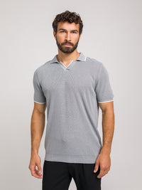KOSZULKA POLO LUXE V SZARA