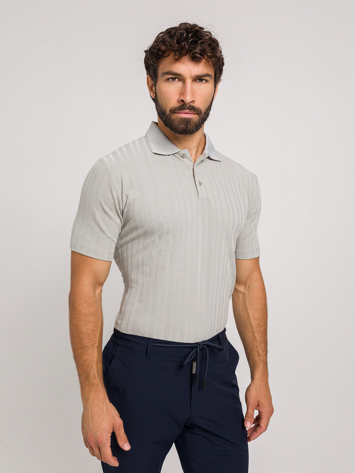 KOSZULKA POLO ROYAL SZARA