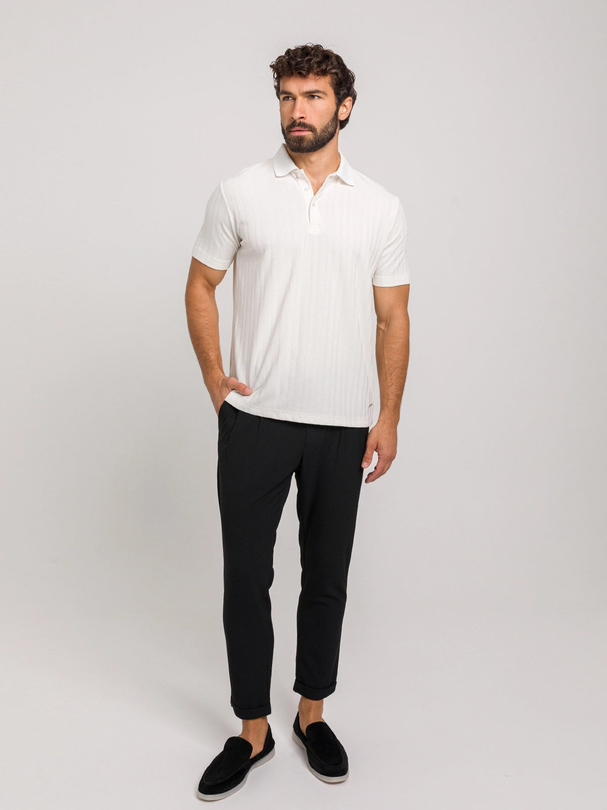 SPODNIE PARIS CZARNE