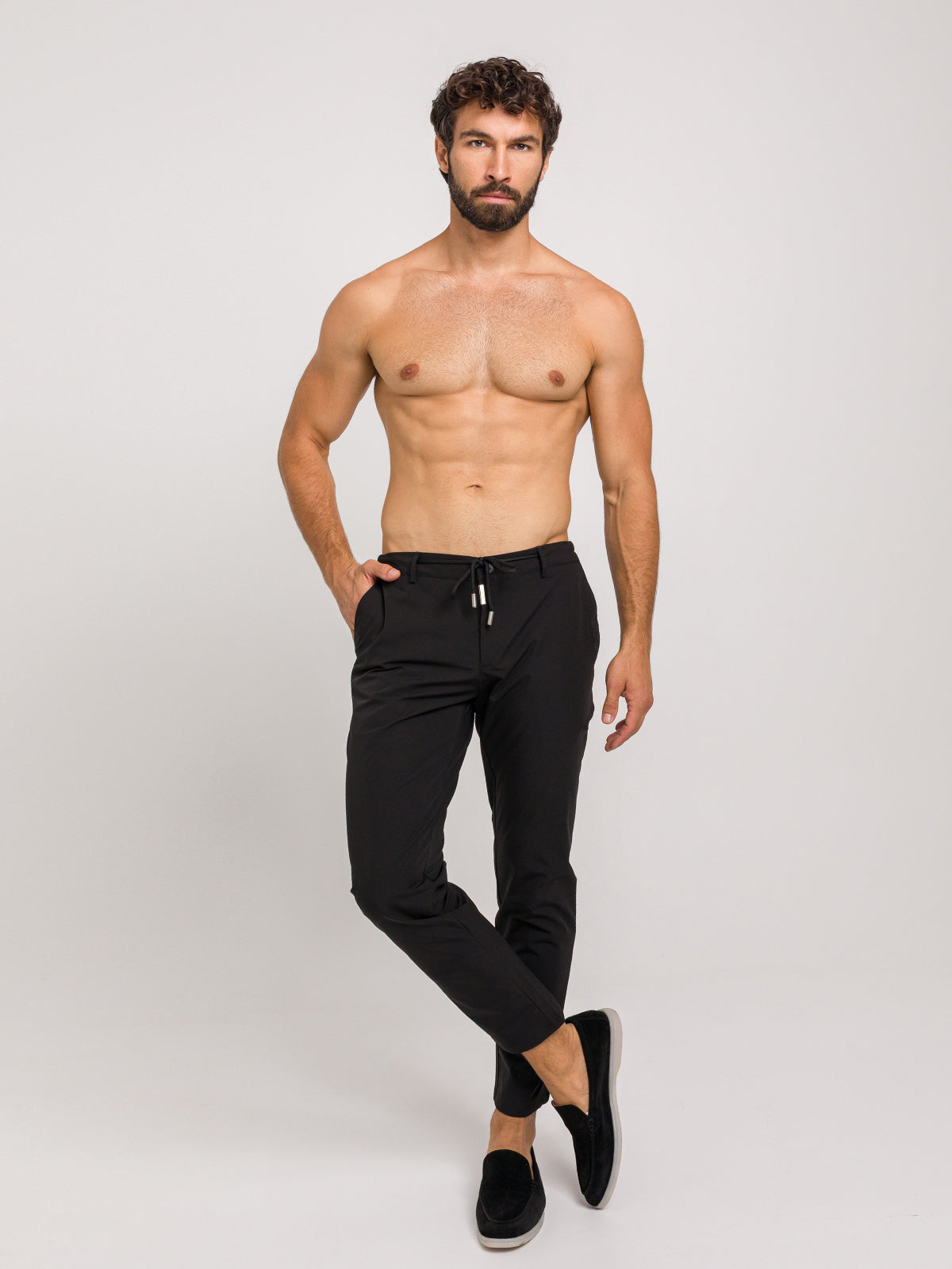 LUXURY BLACK TROUSERS