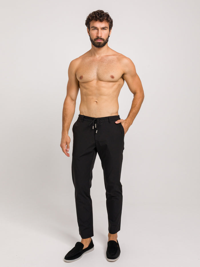 LUXURY BLACK TROUSERS