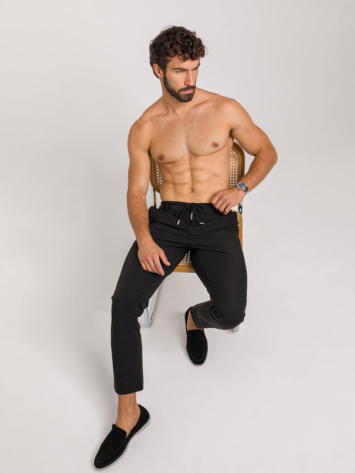 LUXURY BLACK TROUSERS