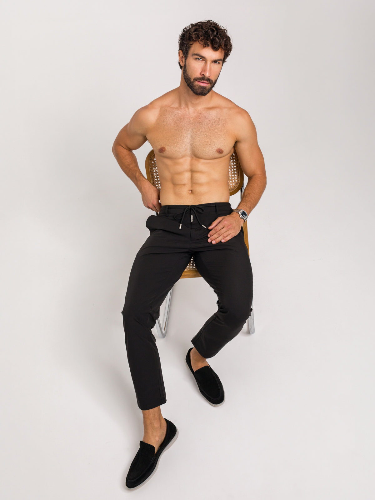 LUXURY BLACK TROUSERS
