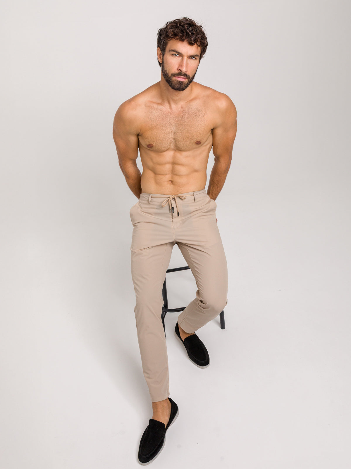 LUXURY IVORY TROUSERS