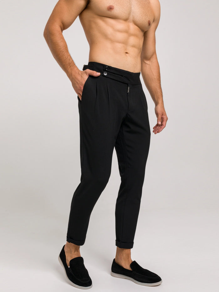 SPODNIE PARIS CZARNE