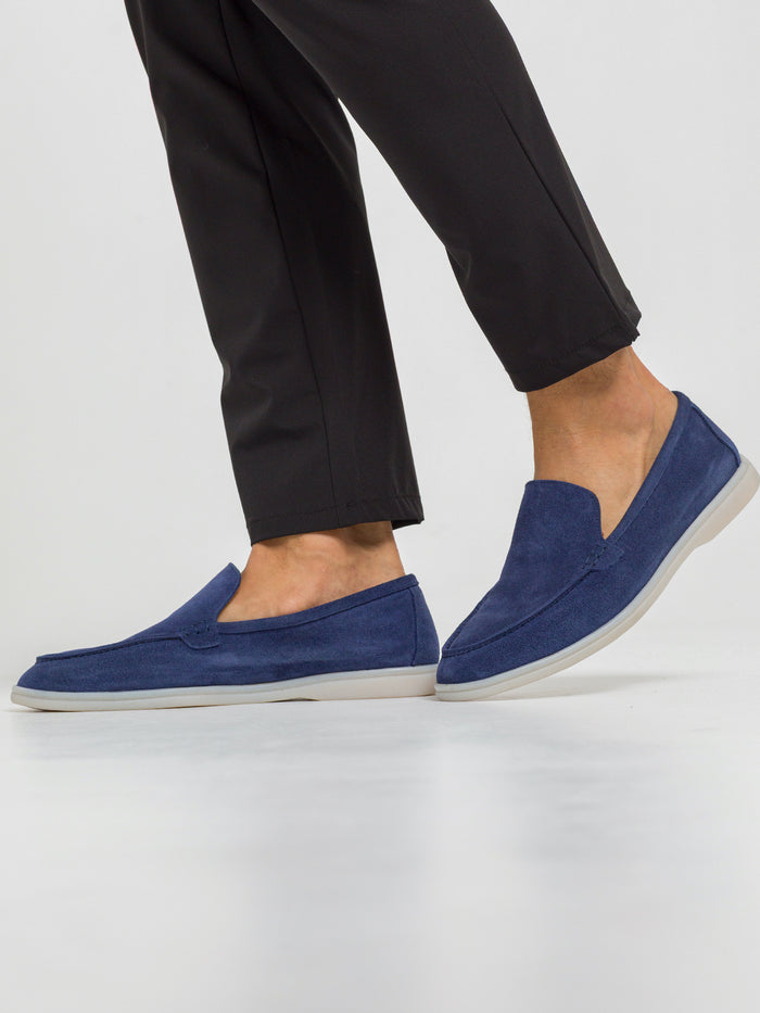 MOKASYNY SUMMER WALKER GRANATOWE
