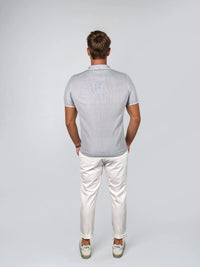 KOSZULKA POLO LUXE V SZARA
